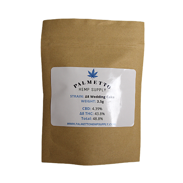 Palmetto Flower Wedding Cake Delta8 Flower District Hemp Botanicals